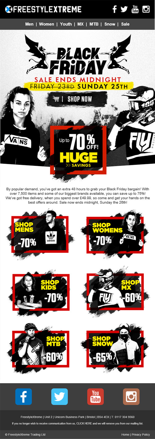 emailer banner design