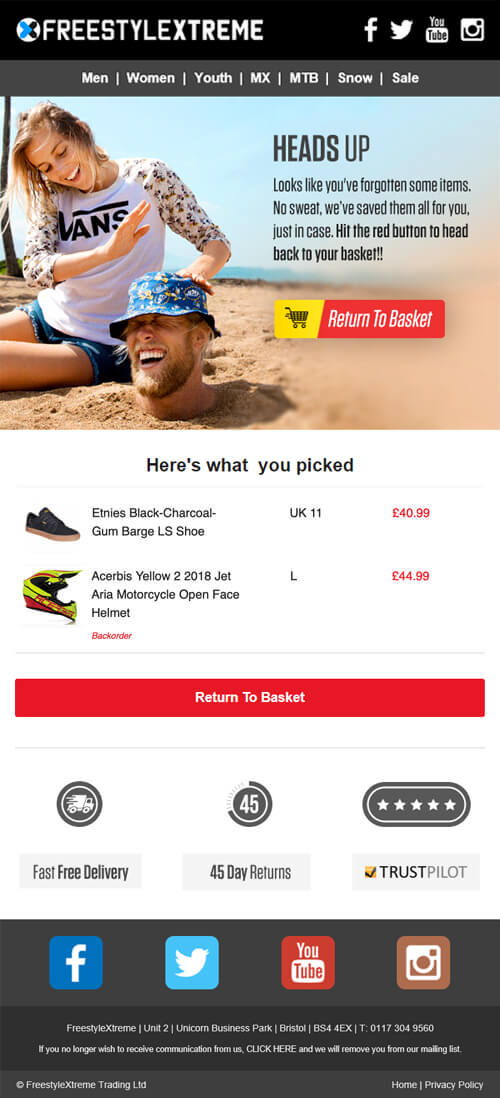 emailer banner design