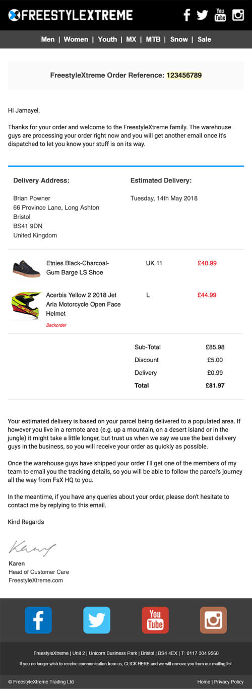 emailer banner design